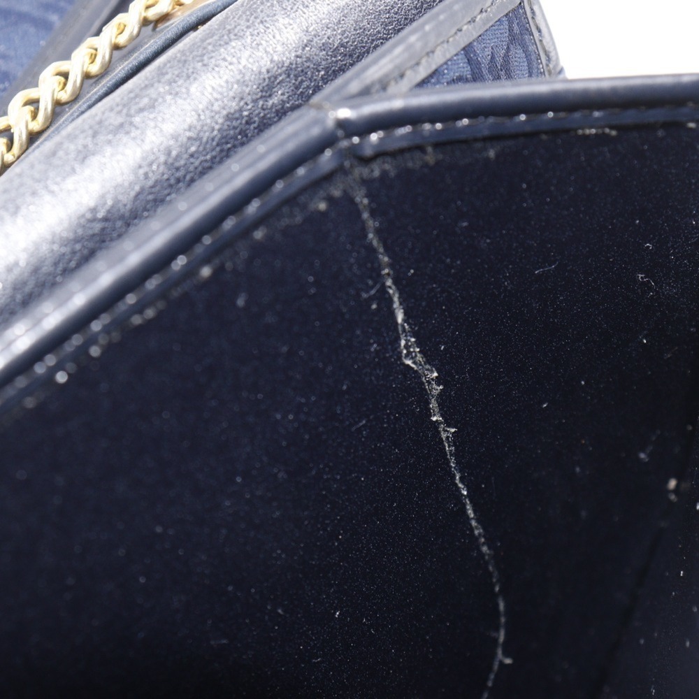 CHRISTIAN DIOR Vintage Blue Canvas Shoulder Bag - Picture 10 of 16